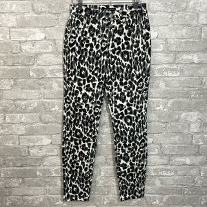 Boston Proper Animal Print Skinny Jeans